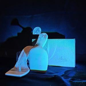 High heel thong sandals